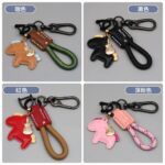 D0181P-高奢馬上有錢頭層牛皮皮革鑰匙圈(7色)-預購